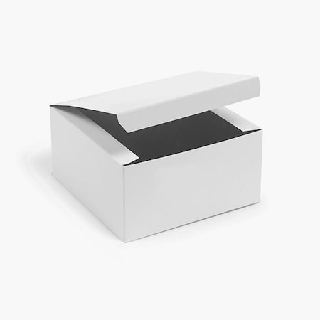 Nashville Wraps Recycled White 1 Piece Gift Boxes, 8x8x4, 100PK GW08