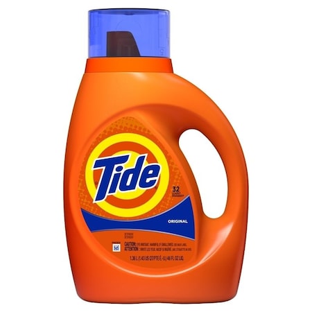 Tide 40213 Laundry Detergent, 42 oz, Bottle, Liquid, Original 21211