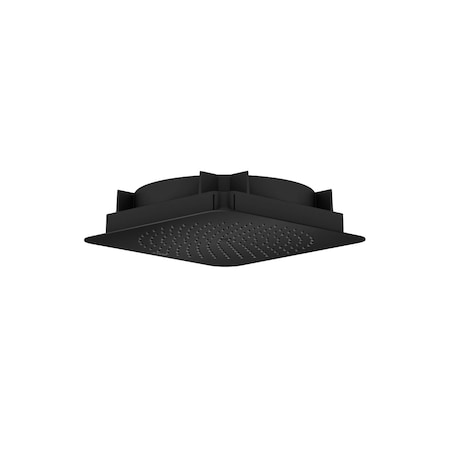 Axor Citterio C Showerhead 270 Square 1-Jet Flush Ceiling, 2.5 GPM in Matte Black 28795671