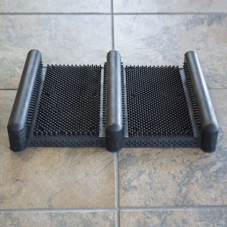 Amerihome Rubber Boot Scraper Mat 2 Piece RBSM2