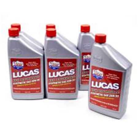 Lucas Oil 10054 1 qt. SAE 20W-50 Synthetic Motor Oil - Case of 6, 6PK LUC10054-6