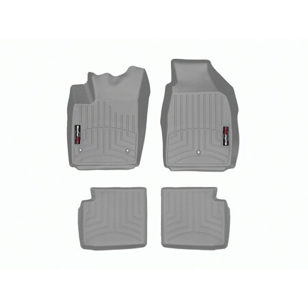 Weathertech Grey, Front and Rear Floorliners 46369-1-2