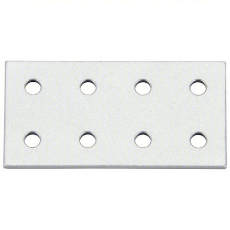 Fath JoiningPlate, Aluminum, Gray, 13/64in, 2in 093EVD51102