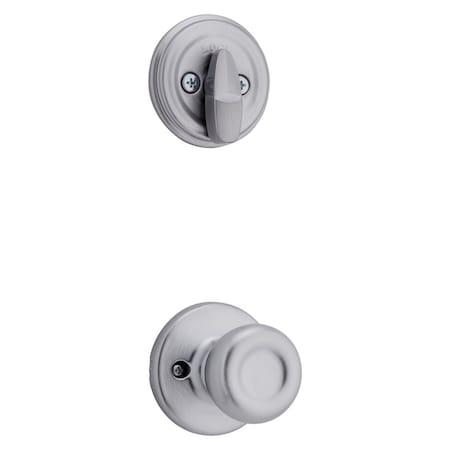 Kwikset Tylo Knob Interior Single Cylinder Handleset Trim for Both 800 and 687 Series Handlesets Satin 966T-26D.UNIV
