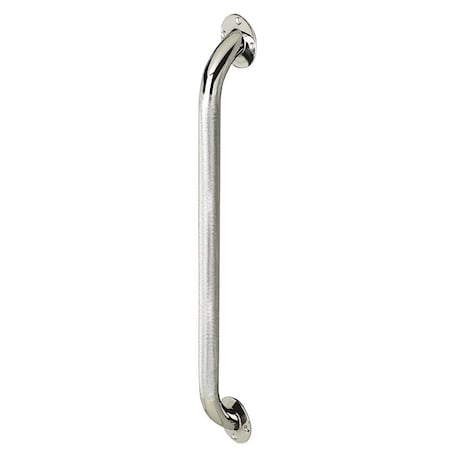 Medline Grab Bar, 300 lb, Steel, Chrome, Wall G5-018CRX1