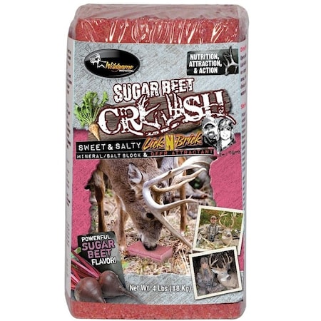 Wildgame Innovations FG-00015 Sugar Beet Crush Brick, Sugar Beet Flavor, 4 lb WLD015
