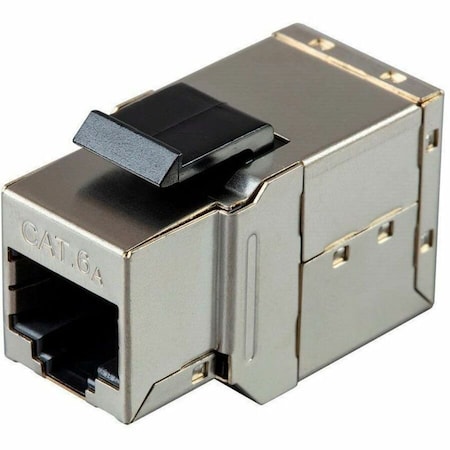 Monoprice 8P8C RJ45 Cat6a Shielded Inline Coupler Type Keystone Jack 33869