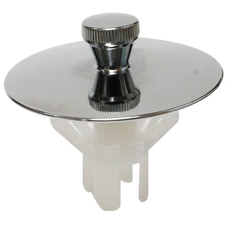 Plumb Pak Drain Stopper, Universal, Polished Chrome, For Most Common Tub Drain Sizes K826-37