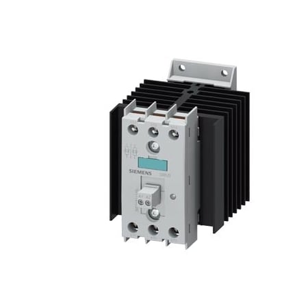 Siemens Solid-state contactor 3-phase 3RF2 AC 51 / 30 A / 40 °C 48-600 V / 110 V AC 3RF2430-1AB35