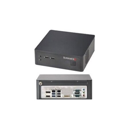 Supermicro SuperServer LGA1150 80W Mini-ITX Server Barebone System (Black) SYS-1018L-MP