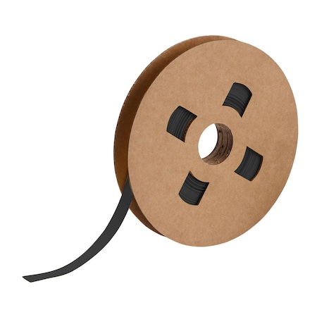 Brady PermaSleeve Heat Shrink Wire and Cable Continuous Labels for 3 in. Core Printers - 1 in. Dia Black PS-C-1000-BK