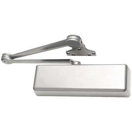 Lcn Door Closers, Non-Hold Open, Gray, Right-Handed 4040XP-EDA RH 689 MC