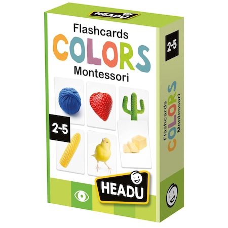 Headu Flashcards, Colors, Montessori, Ages 2-5 MU27859