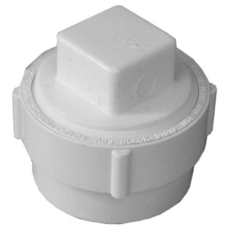 Charlotte Pipe And Foundry 2IN CLEANOUT W/THR PLUG PVC PVC 00105X 0800HA