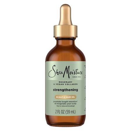 Shea Moisture Rosemary and Collagen Strengthening Scalp Hair Oil, 2 Fluid Ounce, 12PK 64318540