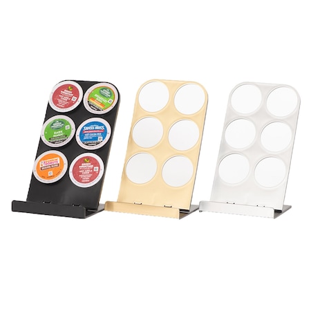 Hapco-Elmar KCH300BLK-Finishing Touches 6 Pod Holder, Black, PK 12 KCH300BLK