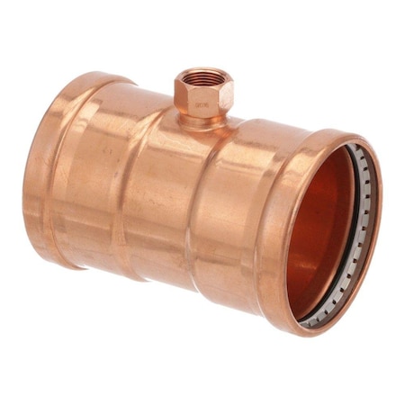 Viega ProPress tee P1 4 P2 4 FPT 0.75 copper 20873