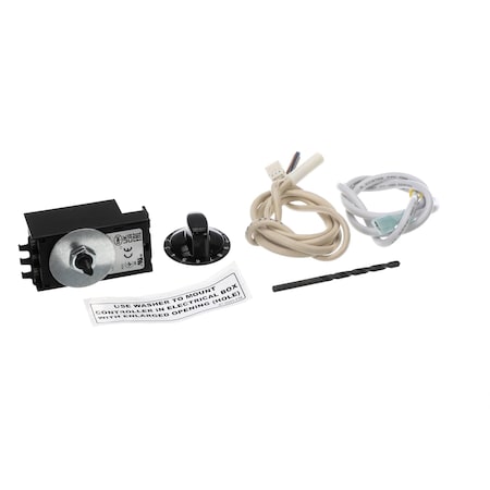 Qbd Modular Systems Thermostat, w/ Dial, Black 47-0520-260