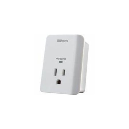 Southwire WOODS SURGE, WALL 1 OUT APPLNCE W/ALARM 1080J 41008