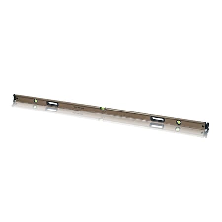 Spec Ops 78in Magnetic Box Beam Level, Tourniquet Bungee System, 33% Larger Block Vials, Aluminum SPEC-LEVEL78M