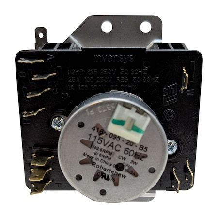 Robertshaw Dryer Timer, Black, Polycarbonate CDT-602