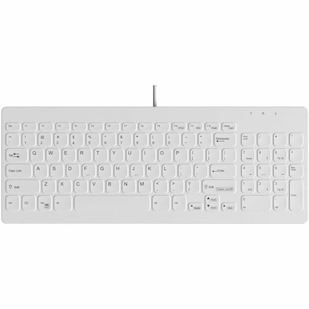 Tg3 Electronics Keyboard, White, 0.59" H KBA-CK96-WNUN-US