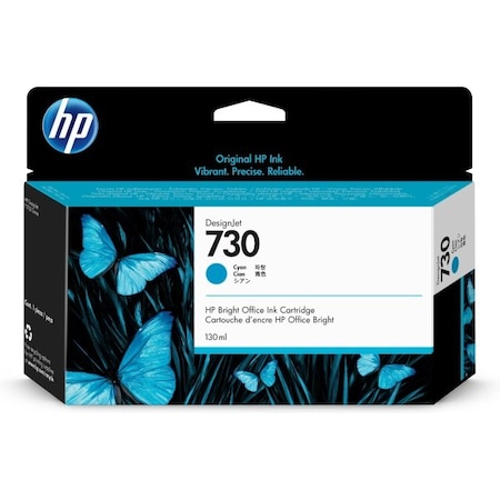 Hp HP 730, P2V62A Cyan Ink Cartridge P2V62A