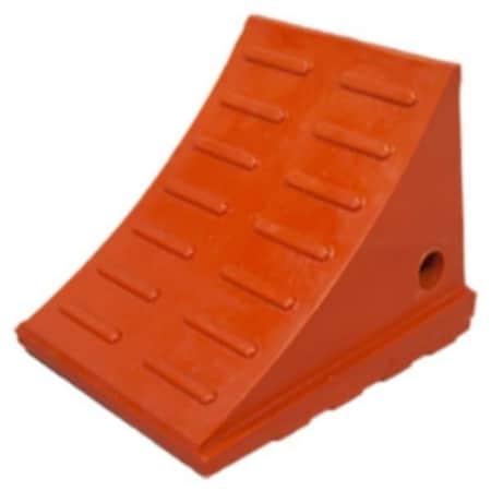 Driver Industries WCUO700 70 Ton Large Equipment Wheel Chock for 46 in. Tires, Orange DRV_WCUO700