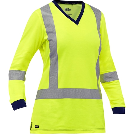 Bisley ANSI Type R Class 3 Women's Long Sleeve Shirt with X-Back 313W6118X-Y/2X