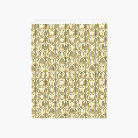 Nashville Wraps Nouveau Gold Paper Merchandise Bags, 12x15, 500PK MB3NG