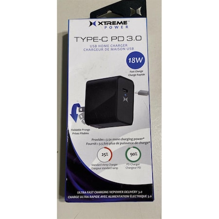 Livewire CPD 3.0. USB Home Charge, Black - 18W LI3818251