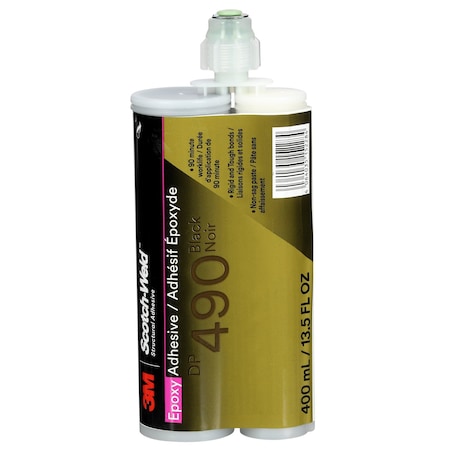 3M Scotch-Weld Scotch-Weld EpoxyAdhesiveDP490, Blk, 400mL DP490