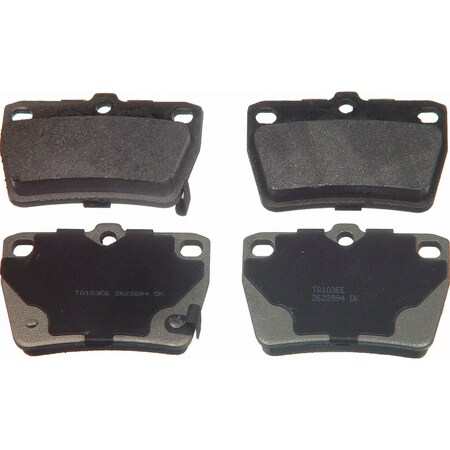 Wagner Brakes Disc Brake Pad Set-MX1051 MX1051