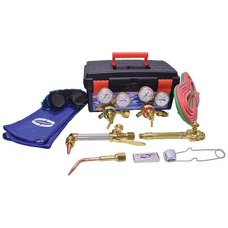 Uniweld All-Purpose Outfit, Acetylene, 12ft Hose L WURKS-A
