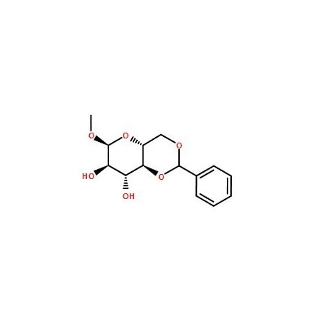 Ak Scientific (+)-(4, 6-O-Benzylidene)methyl-alpha-D-glucopyranoside (25g), CAS 3162-96-7 3436AB-25g
