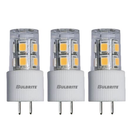 Bulbrite 15-Watt Equivalent JC Non-Dimmable Bi-Pin (G4) LED Light Bulb Warm White Light, 2PK 861521