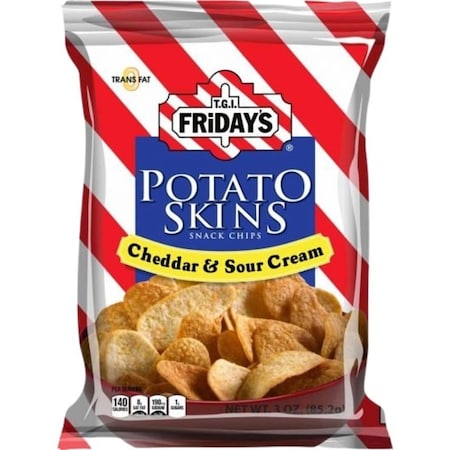 Tgi Fridays Potato Skin, Cheddar and Sour Cream, 3 oz 444532