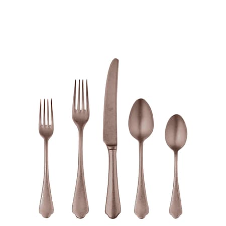 Mepra Dolce Vita Pewter Bronze Flatware  Set - 5 Pcs. 106422005PB