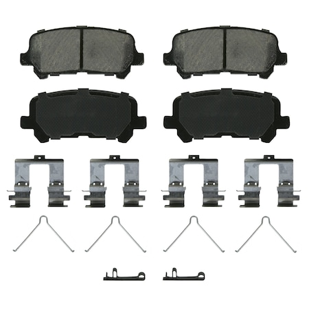 Wagner Brake QuickStop Rear Disc Brake Pad Set Ceramic,  ZD1585