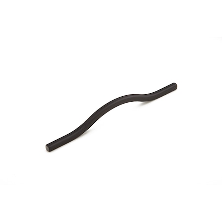 Schaub 160mm to 192mm Center to Center Sorrento Arched Cabinet Pull Matte Black Finish 309-MB