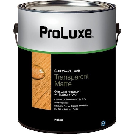 Ppg Proluxe Cetol SRD Wood Finish, Transparent, Natural, Liquid, 1 gal, Can SIK240-078/01