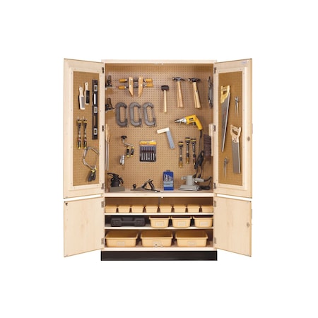 Diversified Spaces Tool Cabinet, Forum 48", Maple Frame TC-4810WT