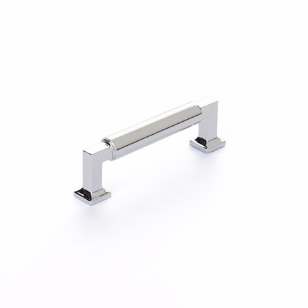 Schaub 3-1/2in Center to Center Haniburton Cabinet Pull Polished Chrome Finish 477-26