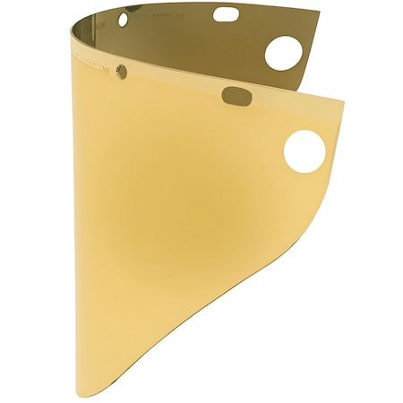 Fibre-Metal By Honeywell Universal Fit Propionate Safety Visor, Gold Coated, .060" Thickness 4199GDTVGY