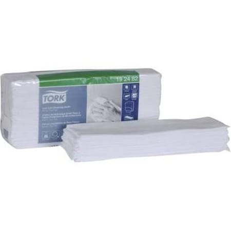 Tork Low Lint Cleaning Cloth 1Ply - White, 120PK TW192482