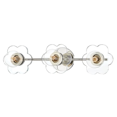 Mitzi Alexa 3 Light Bath And Vanity 9.5 In. Polished Nickel H357303-PN