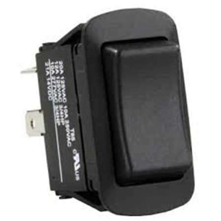Jr Products DPDT Momentary On-Off-Momentary on Rocker Switch, Reversing JRP13865