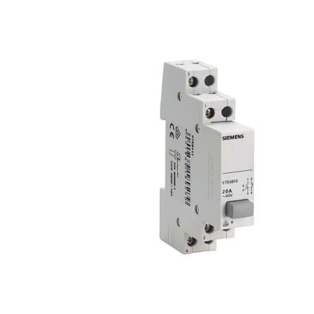 Siemens button, 4 NC 20 A 1 key gray 5TE4813