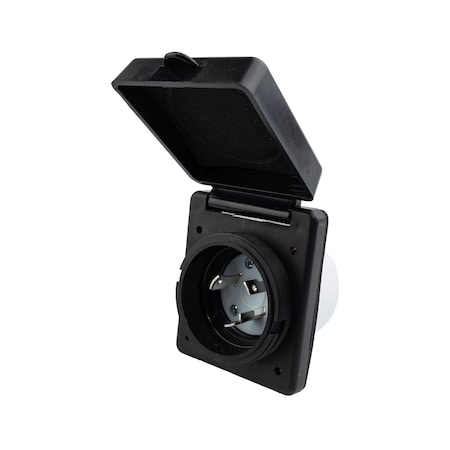 Power Sentry RV Inlet, 30 A, 125 V, Black GLRVI30