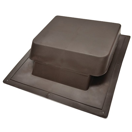 Master Flow Roof Louver Brown Slant Back IR61BR